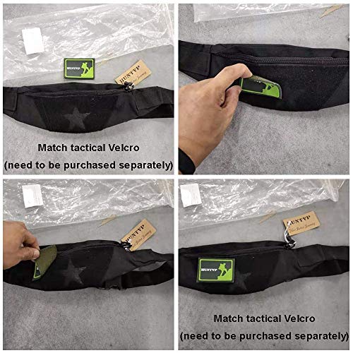 Huntvp Riñonera Táctica Mochila Deportiva Militar Bolso Cinturon Impermeable para Senderismo Ciclismo Camping Caza, Negro Huntvp Riñonera Táctica Mochila Deportiva Militar Bolso Cinturon Impermeable para Senderismo Ciclismo Camping Caza, Negro