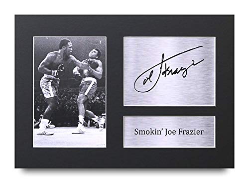 HWC Trading Joe Frazier A4 Sin Marco Regalo De Visualización De Fotos De Impresión De Imagen Impresa Autógrafo Firmado por Los Fanáticos del Boxeo HWC Trading Joe Frazier A4 Sin Marco Regalo De Visualización De Fotos De Impresión De Imagen Impresa Autógrafo Firmado por Los Fanáticos del Boxeo