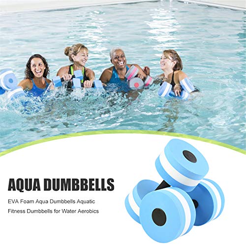 HWZZ 2 Uds Mancuernas De Espuma EVA Aqua para Aeróbicos Acuáticos, Flotador Automático para Piscina, Barra Acuática para Agua, Yoga, Fitness,Rosado HWZZ 2 Uds Mancuernas De Espuma EVA Aqua para Aeróbicos Acuáticos, Flotador Automático para Piscina, Barra Acuática para Agua, Yoga, Fitness,Rosado