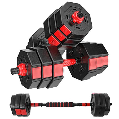 HWZZ Juego De Mancuernas De Peso Hexagonal Mancuernas De Fitness Ecológicas Mancuernas Desmontables Domésticas Juego De 30 Kg con Varilla De Conexión De 25 Cm,30kg