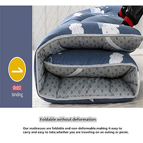 HXDP Colchón avanzado Estera de colchón Espesar Plegable Tatami de Piso Ultra Soft Colchón portátil Antideslizante Residencia de Estudiantes Sleeping Pad Rodillo de la Cama HXDP Colchón avanzado Estera de colchón Espesar Plegable Tatami de Piso Ultra Soft Colchón portátil Antideslizante Residencia de Estudiantes Sleeping Pad Rodillo de la Cama