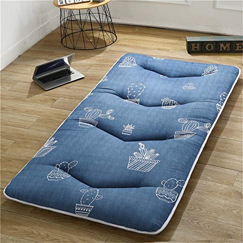 HXDP Colchón avanzado Estera de colchón Espesar Plegable Tatami de Piso Ultra Soft Colchón portátil Antideslizante Residencia de Estudiantes Sleeping Pad Rodillo de la Cama