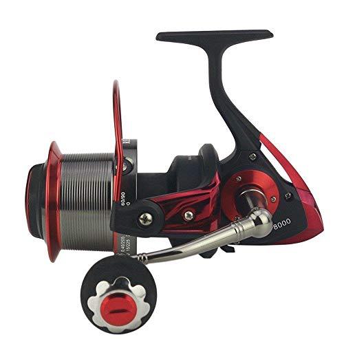 HXF- Guía de Pesca a tiros Línea Larga Varilla Redonda Grande AF8000 Spinning Wheel Carrete de Pesca Pesca en mar Carrete de la Pesca del Carrete de Anclaje Precisión