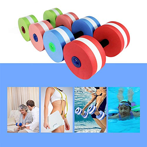 HXHON Pesas acuáticas, aeróbicos acuáticos, mancuernas de espuma EVA, ejercicios de agua, equipo de piscina (A-1 unidad) HXHON Pesas acuáticas, aeróbicos acuáticos, mancuernas de espuma EVA, ejercicios de agua, equipo de piscina (A-1 unidad)