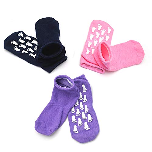 HYCLES Ballet Barre Slipper Calcetines Yoga Calcetines Anti Skip Pilates Calcetines Con Puños Para Mujeres/Niñas/Bebé