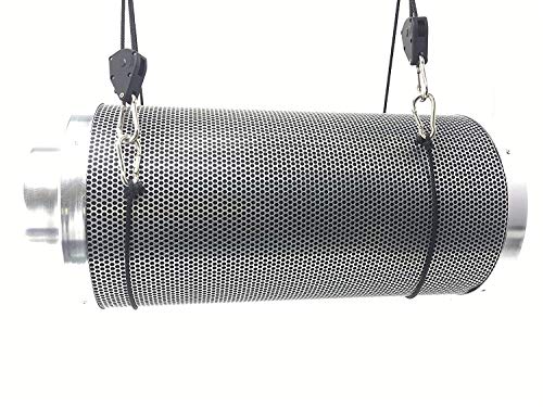 Hyindoor 1/8 inches Rope Ratchet con Gancho Cuerda de Suspención para Colgar Iluminación y Ventilador (2 Pcs) Hyindoor 1/8 inches Rope Ratchet con Gancho Cuerda de Suspención para Colgar Iluminación y Ventilador (2 Pcs)
