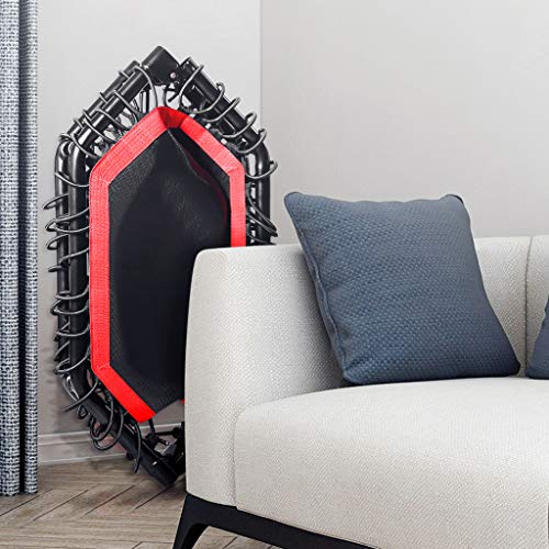 HYM Trampolín De Fitness De 48 Pulgadas, Silencioso Y Suave Bungee Rope Jumping Fitness Ejercicio Físico, Barra De Gimnasia para Gimnasio En Casa para Adultos Y Niños (Rojo) HYM Trampolín De Fitness De 48 Pulgadas, Silencioso Y Suave Bungee Rope Jumping Fitness Ejercicio Físico, Barra De Gimnasia para Gimnasio En Casa para Adultos Y Niños (Rojo)
