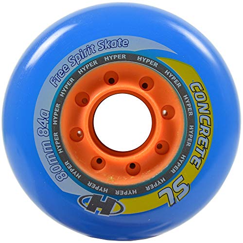 HYPER Des Rueda P. Urban Concrete SL 76-84 4Ud patín Patinaje, Adultos Unisex, Azul (Azul), 76/84 HYPER Des Rueda P. Urban Concrete SL 76-84 4Ud patín Patinaje, Adultos Unisex, Azul (Azul), 76/84