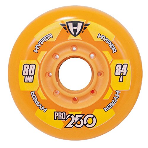 Hyper Pro 250 - Ruedas para patines en línea ( 72 mm ) , color naranja, talla 72 (pack de 4 unidades) Hyper Pro 250 - Ruedas para patines en línea ( 72 mm ) , color naranja, talla 72 (pack de 4 unidades)