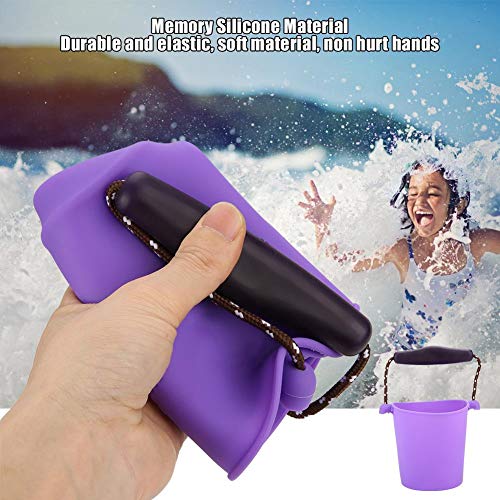 Hztyyier Cubo Plegable Cubo de Silicona Plegable Cubo de Arena para Playa Camping Playa de Arena Cubo para niños(Púrpura) Hztyyier Cubo Plegable Cubo de Silicona Plegable Cubo de Arena para Playa Camping Playa de Arena Cubo para niños(Púrpura)