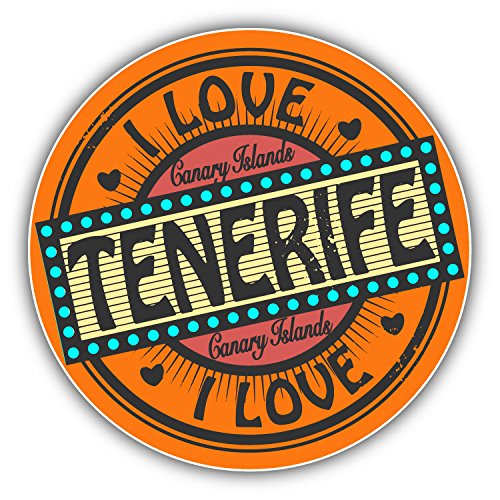 I Love Tenerife Canary Islands Travel Stamp Alta Calidad De Coche De Parachoques Etiqueta Engomada 12 x 12 cm I Love Tenerife Canary Islands Travel Stamp Alta Calidad De Coche De Parachoques Etiqueta Engomada 12 x 12 cm