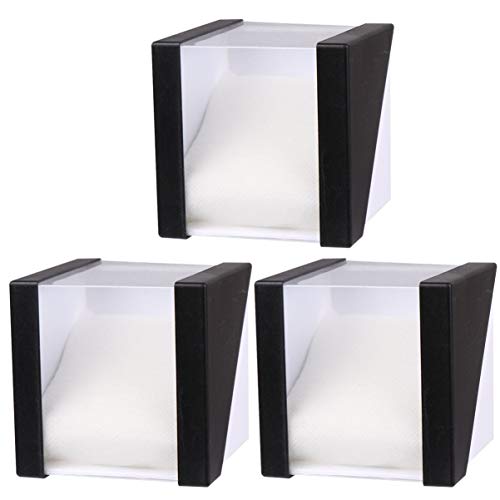 ibasenice 3 Piezas Caja de Almacenamiento de Reloj Caja de Almacenamiento de Reloj Organizador de Joyería para Tienda de Centro Comercial Casero (Negro) ibasenice 3 Piezas Caja de Almacenamiento de Reloj Caja de Almacenamiento de Reloj Organizador de Joyería para Tienda de Centro Comercial Casero (Negro)