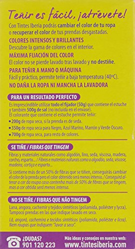 Iberia - Tinte Rosa para ropa, 40°C Iberia - Tinte Rosa para ropa, 40°C