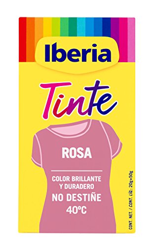 Iberia - Tinte Rosa para ropa, 40°C Iberia - Tinte Rosa para ropa, 40°C