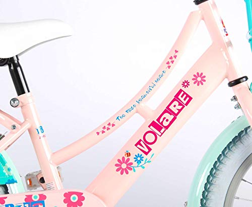 .Ibiza Bicicleta Niña 18 Pulgadas Freno Delantero al Manillar y Trasero Contropedal Portabultos Azul Rosa 95% Montado .Ibiza Bicicleta Niña 18 Pulgadas Freno Delantero al Manillar y Trasero Contropedal Portabultos Azul Rosa 95% Montado