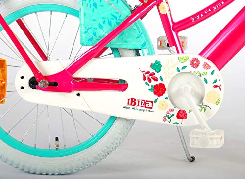 .Ibiza Bicicleta Niña Chica 18 Pulgadas Freno Delantero al Manillar y Trasero Contropedal Portabultos Rosa Azul 95% Montado .Ibiza Bicicleta Niña Chica 18 Pulgadas Freno Delantero al Manillar y Trasero Contropedal Portabultos Rosa Azul 95% Montado