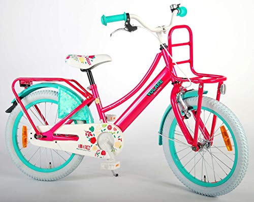 .Ibiza Bicicleta Niña Chica 18 Pulgadas Freno Delantero al Manillar y Trasero Contropedal Portabultos Rosa Azul 95% Montado .Ibiza Bicicleta Niña Chica 18 Pulgadas Freno Delantero al Manillar y Trasero Contropedal Portabultos Rosa Azul 95% Montado