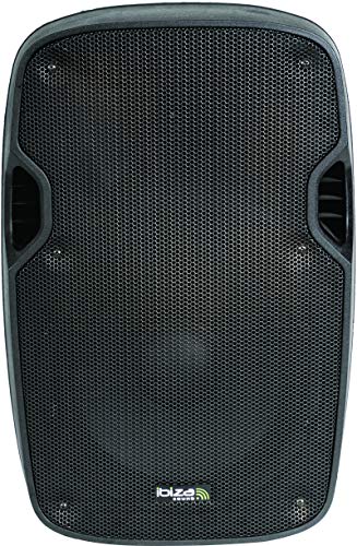 Ibiza XTK10A - Bafles de Sonido con Abs Activo, 10" / 300W, Negro