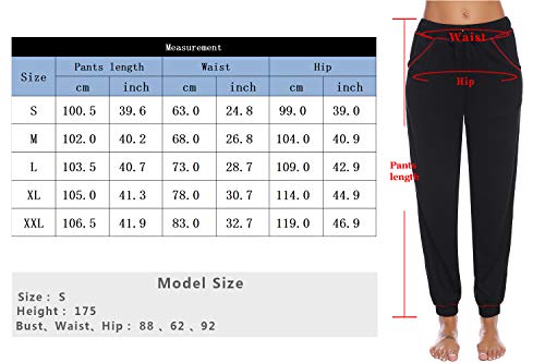 iClosam Pantalones Deportivos para Mujer De AlgodóN Suelto Casual Pantalone Largos Yoga Outdoors