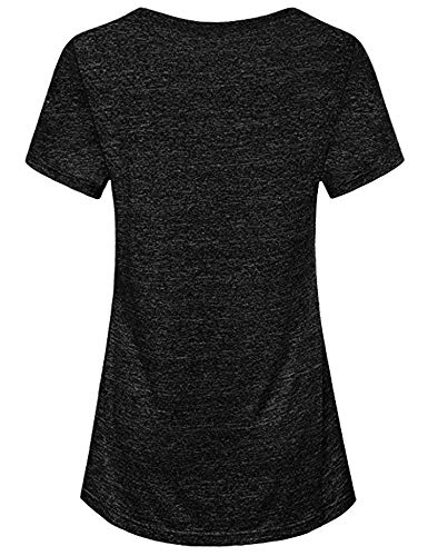 iClosam Paquete 2 Camiseta Mujer Manga Corta Basica Fitness Tops T-Shirt