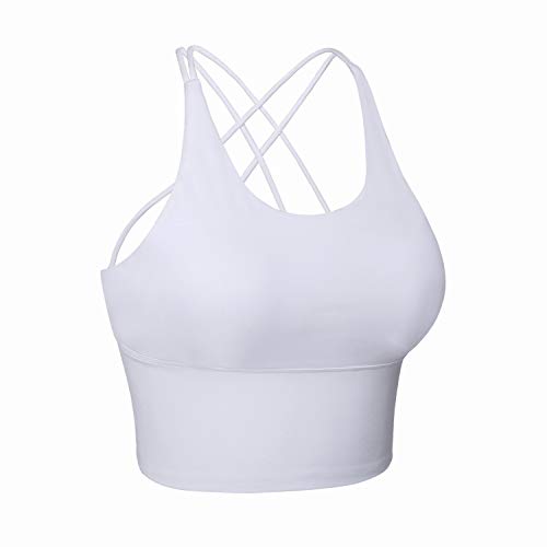 iClosam Sujetador Deportivo Mujer,Bra Deporte Cruzados Espalda Sin Costuras Suave y Sexy para Yoga Fitness Run Ejercicio USA de Diaria iClosam Sujetador Deportivo Mujer,Bra Deporte Cruzados Espalda Sin Costuras Suave y Sexy para Yoga Fitness Run Ejercicio USA de Diaria