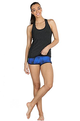 icyzone Camiseta de Fitness Deportiva de Tirantes para Mujer, Pack de 3 (M, Negro/Granito/Verde) icyzone Camiseta de Fitness Deportiva de Tirantes para Mujer, Pack de 3 (M, Negro/Granito/Verde)