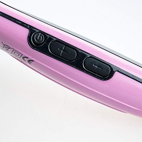 ID Italian Design | Cepillo Eléctrico Alisador para el Pelo de Color Rosa, 29W