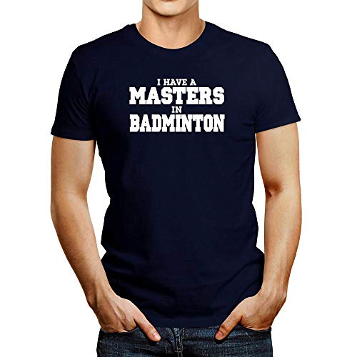 Idakoos I Have A Master IN Badminton Camiseta