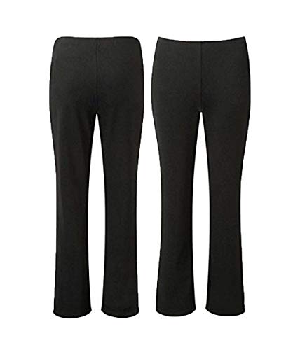 Ideal Online 2 Pack de pantalones para mujer Bootleg para mujer