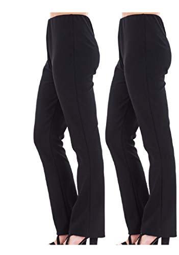 Ideal Online 2 Pack de pantalones para mujer Bootleg para mujer Ideal Online 2 Pack de pantalones para mujer Bootleg para mujer