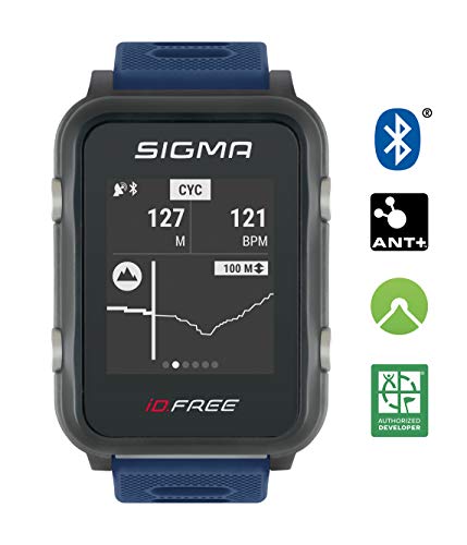 iD.FREE reloj multideportivo con GPS para el aire libre y navegación, notificaciones inteligentes, Geocaching, medición de pulso en la muñeca, a prueba de agua, incl. soporte para bicicleta iD.FREE reloj multideportivo con GPS para el aire libre y navegación, notificaciones inteligentes, Geocaching, medición de pulso en la muñeca, a prueba de agua, incl. soporte para bicicleta