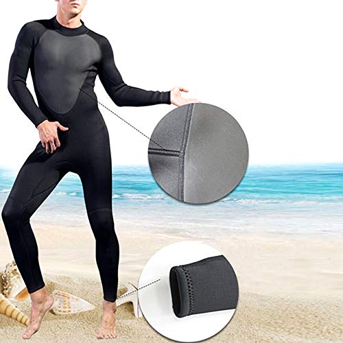 ieenay Traje de baño de Hombre Traje de Neopreno Traje de Buceo de 3 mm Elástico Natación Surf Buceo