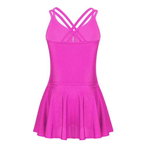 IEFIEL Maillot Ballet Niña Correras Cruzadas Ropa de Ballet Traje Bailarina de Ballet Maillot con Falda Tutu Pincesa para Niñas 4-14 Años Rosa oscuro 10-12 años IEFIEL Maillot Ballet Niña Correras Cruzadas Ropa de Ballet Traje Bailarina de Ballet Maillot con Falda Tutu Pincesa para Niñas 4-14 Años Rosa oscuro 10-12 años