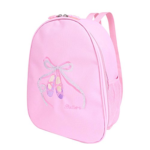 IEFIEL Mochila Bolsa de Ballet Danza Deportes para Niña Bolsa Infantil Personalizada Bordada Princesa Niña Rosa talla única IEFIEL Mochila Bolsa de Ballet Danza Deportes para Niña Bolsa Infantil Personalizada Bordada Princesa Niña Rosa talla única