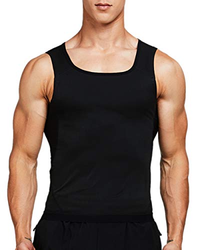 IFLOVE Body Shaper Adelgazante para Hombre, Camiseta sin Mangas para Entrenamiento, Camisa para Adelgazar, Sauna, Chaleco de polímero Mejorado IFLOVE Body Shaper Adelgazante para Hombre, Camiseta sin Mangas para Entrenamiento, Camisa para Adelgazar, Sauna, Chaleco de polímero Mejorado