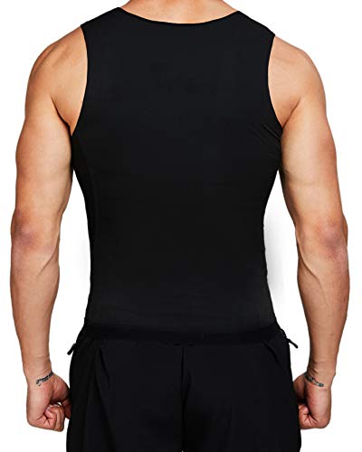 IFLOVE Body Shaper Adelgazante para Hombre, Camiseta sin Mangas para Entrenamiento, Camisa para Adelgazar, Sauna, Chaleco de polímero Mejorado IFLOVE Body Shaper Adelgazante para Hombre, Camiseta sin Mangas para Entrenamiento, Camisa para Adelgazar, Sauna, Chaleco de polímero Mejorado