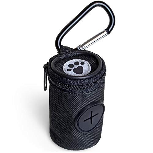igadgitz Home U7168 Dispensador de Tela Bolsas Caca Perro, Soporte Bolsas Excrementos Perros con Mosquetón - Negro igadgitz Home U7168 Dispensador de Tela Bolsas Caca Perro, Soporte Bolsas Excrementos Perros con Mosquetón - Negro