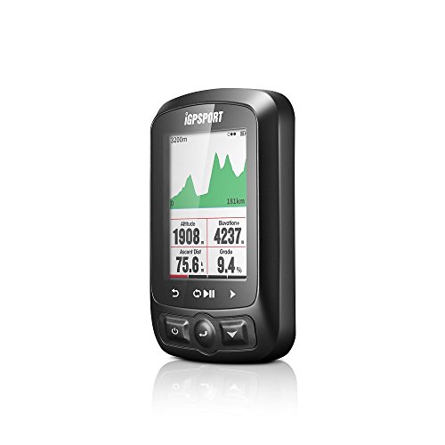 iGPSPORT Ciclocomputador GPS iGS618 inalámbrico Bicicleta Ciclismo con Mapa de rutade navegación