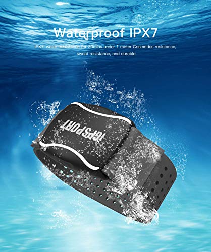 iGPSPORT HR60 pulsómetros Brazalete Compatible con Ant+ y Bluetooth Impermeable IPX7 Sensor Óptico de Frecuencia Cardíaca iGPSPORT HR60 pulsómetros Brazalete Compatible con Ant+ y Bluetooth Impermeable IPX7 Sensor Óptico de Frecuencia Cardíaca