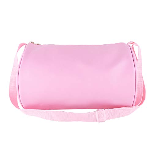 iiniim Bolsa de Ballet Deporte Niña Bolsa Infantil Danza Lentejuelas Brillante Tote Bandolera Mochila Personalizada Bordada Princesa Baile Bailarina Ejercicio Gimnasia Fieness Gym Rosa One Size