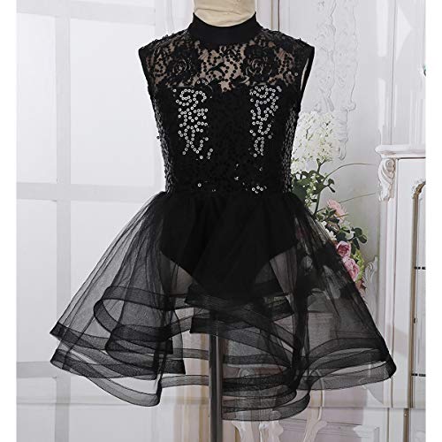 iiniim Disfraz de Bailarina para Niña Vestido de Patinaje Vestido Niña Princesa Maillot Lentejuelas con Falda Tutu Princesa Dancewear 6-14 Años Negro 12 años iiniim Disfraz de Bailarina para Niña Vestido de Patinaje Vestido Niña Princesa Maillot Lentejuelas con Falda Tutu Princesa Dancewear 6-14 Años Negro 12 años