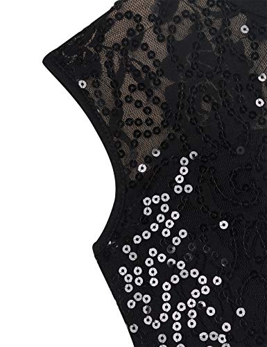 iiniim Disfraz de Bailarina para Niña Vestido de Patinaje Vestido Niña Princesa Maillot Lentejuelas con Falda Tutu Princesa Dancewear 6-14 Años Negro 12 años iiniim Disfraz de Bailarina para Niña Vestido de Patinaje Vestido Niña Princesa Maillot Lentejuelas con Falda Tutu Princesa Dancewear 6-14 Años Negro 12 años