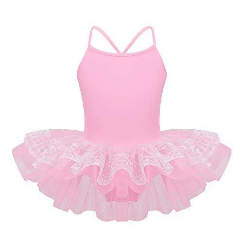 iiniim Maillot de Ballet Niña Tutú Encaje Flor Vestido de Danza Princesa Traje de Baile Leotardo con Falda Malla Gimnasia Disfraz Bailarina Fiesta para Niñas 2-10 Años Rosa 8 años iiniim Maillot de Ballet Niña Tutú Encaje Flor Vestido de Danza Princesa Traje de Baile Leotardo con Falda Malla Gimnasia Disfraz Bailarina Fiesta para Niñas 2-10 Años Rosa 8 años