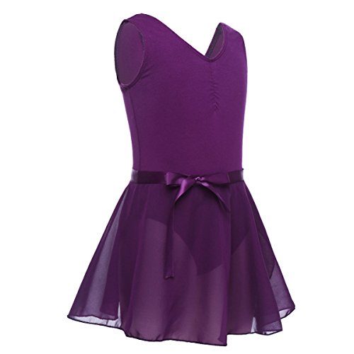 iiniim Vestido de Danza Maillot Ballet Niña Baile Tutú Princesa Leotardo Algodón Gimnasia Clásico sin Mangas con Falda Gasa Elegante Dancewear para Actuación Chica Muchacha Morado 7-8 años iiniim Vestido de Danza Maillot Ballet Niña Baile Tutú Princesa Leotardo Algodón Gimnasia Clásico sin Mangas con Falda Gasa Elegante Dancewear para Actuación Chica Muchacha Morado 7-8 años