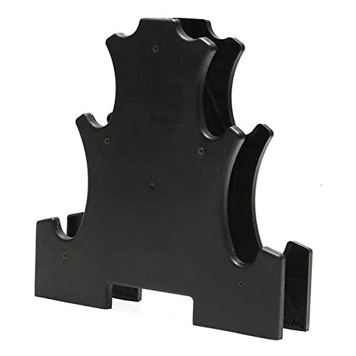 IKAAR - Soporte para mancuernas (3 niveles, para mancuernas, para gimnasio en casa, gimnasio, para pesas ligeras), color negro IKAAR - Soporte para mancuernas (3 niveles, para mancuernas, para gimnasio en casa, gimnasio, para pesas ligeras), color negro