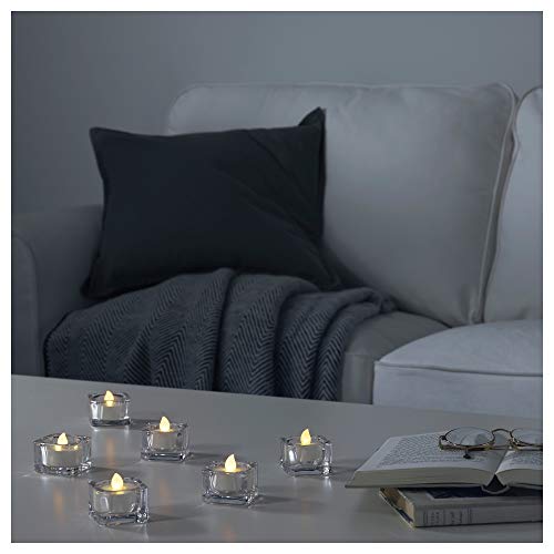 IKEA.. 003.555.76 Godafton - Velas de té LED, para interior/exterior, funciona con pilas, natural