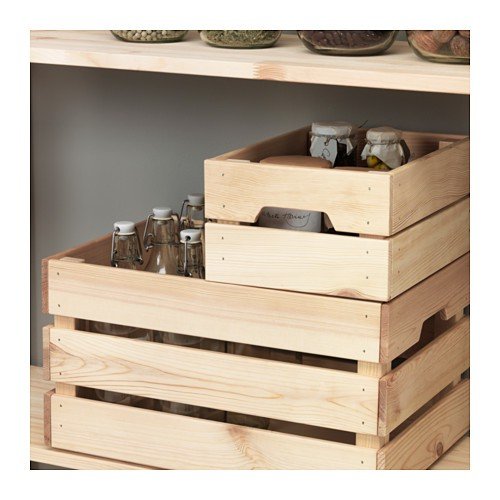 Ikea 102.923.57 KNAGGLIG - Caja de madera de pino macizo (23 x 31 x 15 cm)