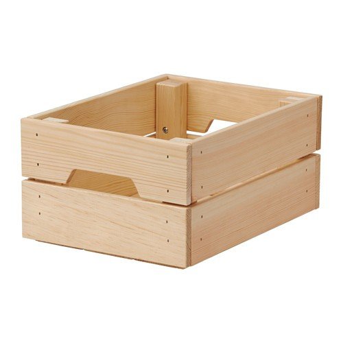 Ikea 102.923.57 KNAGGLIG - Caja de madera de pino macizo (23 x 31 x 15 cm)
