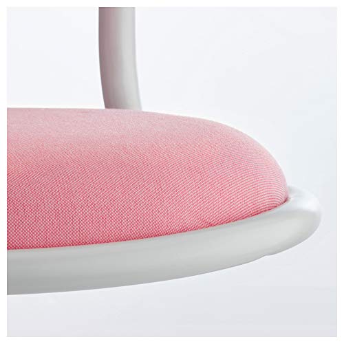 IKEA 903.208.27 Örfjäll - Silla de Escritorio Infantil, Color Blanco y Rosa