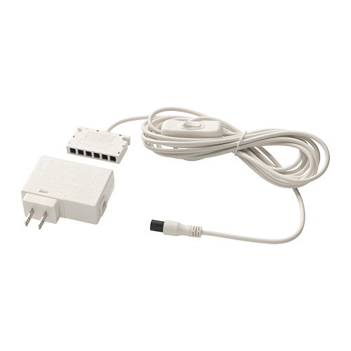 Ikea Ansluta 904.058.45 - Controlador LED con cable (19 W), color blanco Ikea Ansluta 904.058.45 - Controlador LED con cable (19 W), color blanco